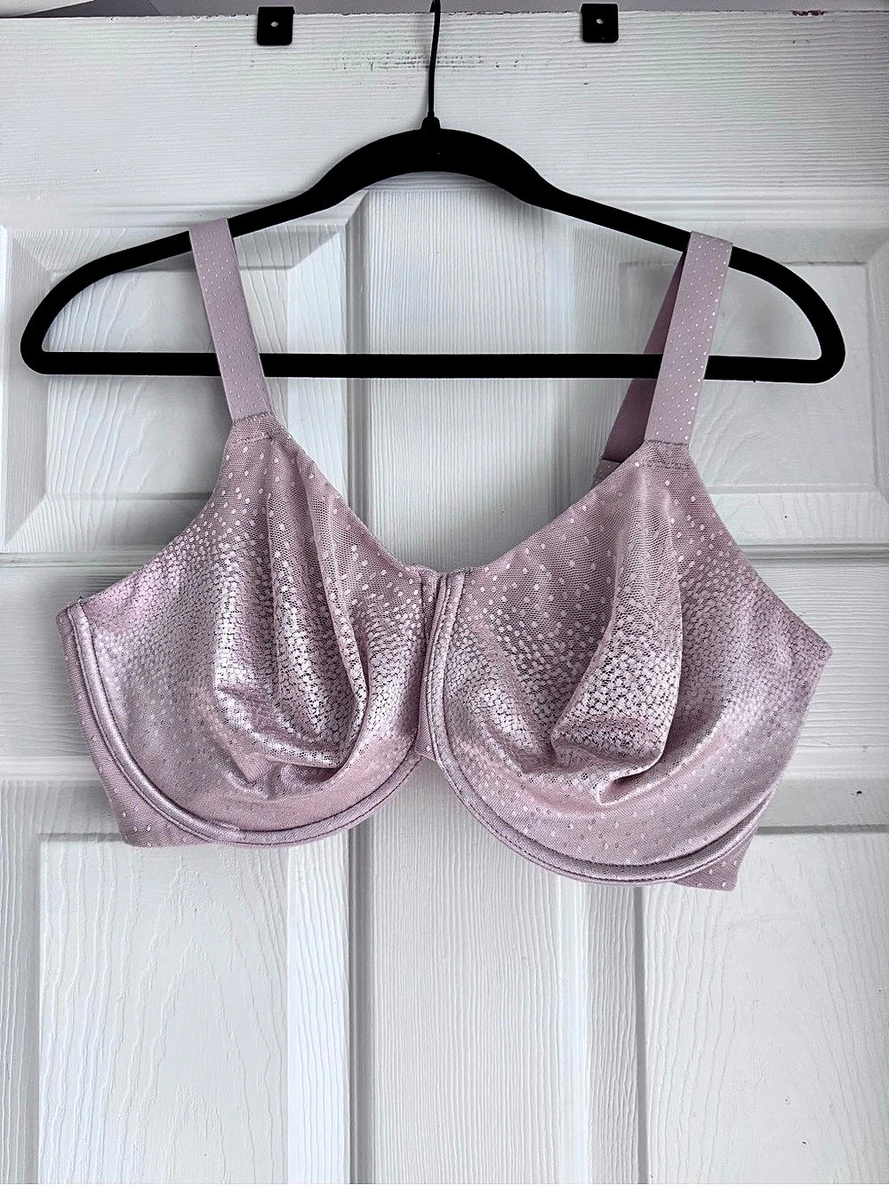Wacoal 38G nude Women's back appeal bra rose dust Polka Dot 40